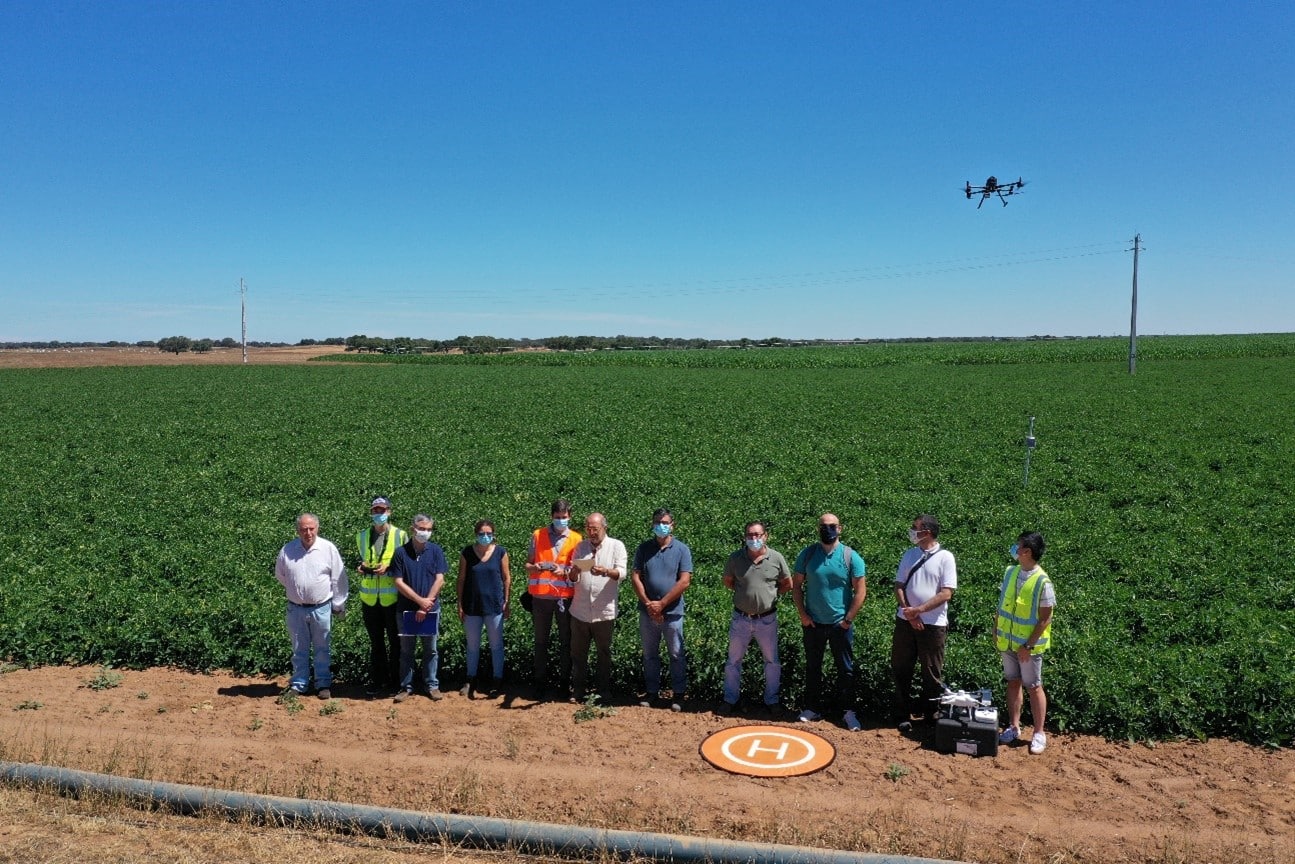 Agricultural services management and planning platform. HPDRONES Project.