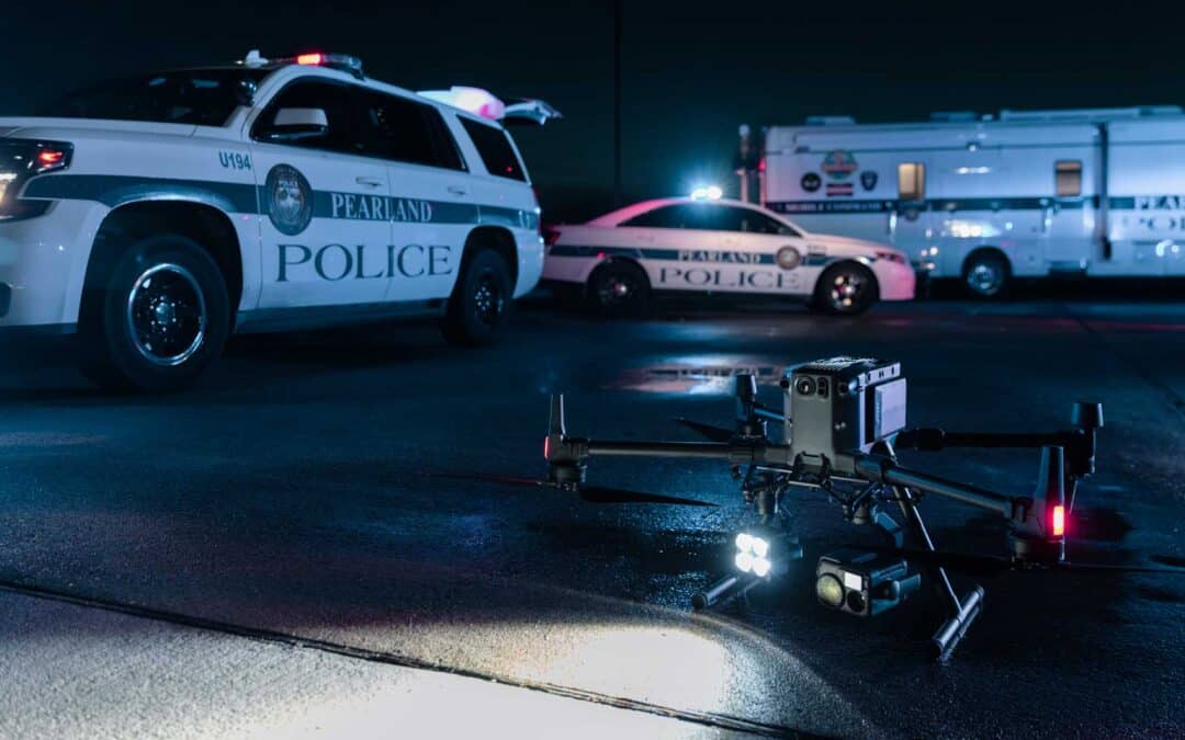 ¿Para qué utiliza los drones la policía?