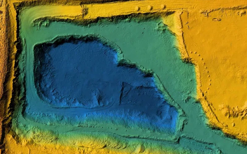Datos obtenidos por un UAV para la realización la fotogrametría con drones