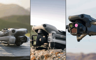 DJI Mini 4 Pro vs Air 3 vs Mavic 3 Pro. Qual escolher?
